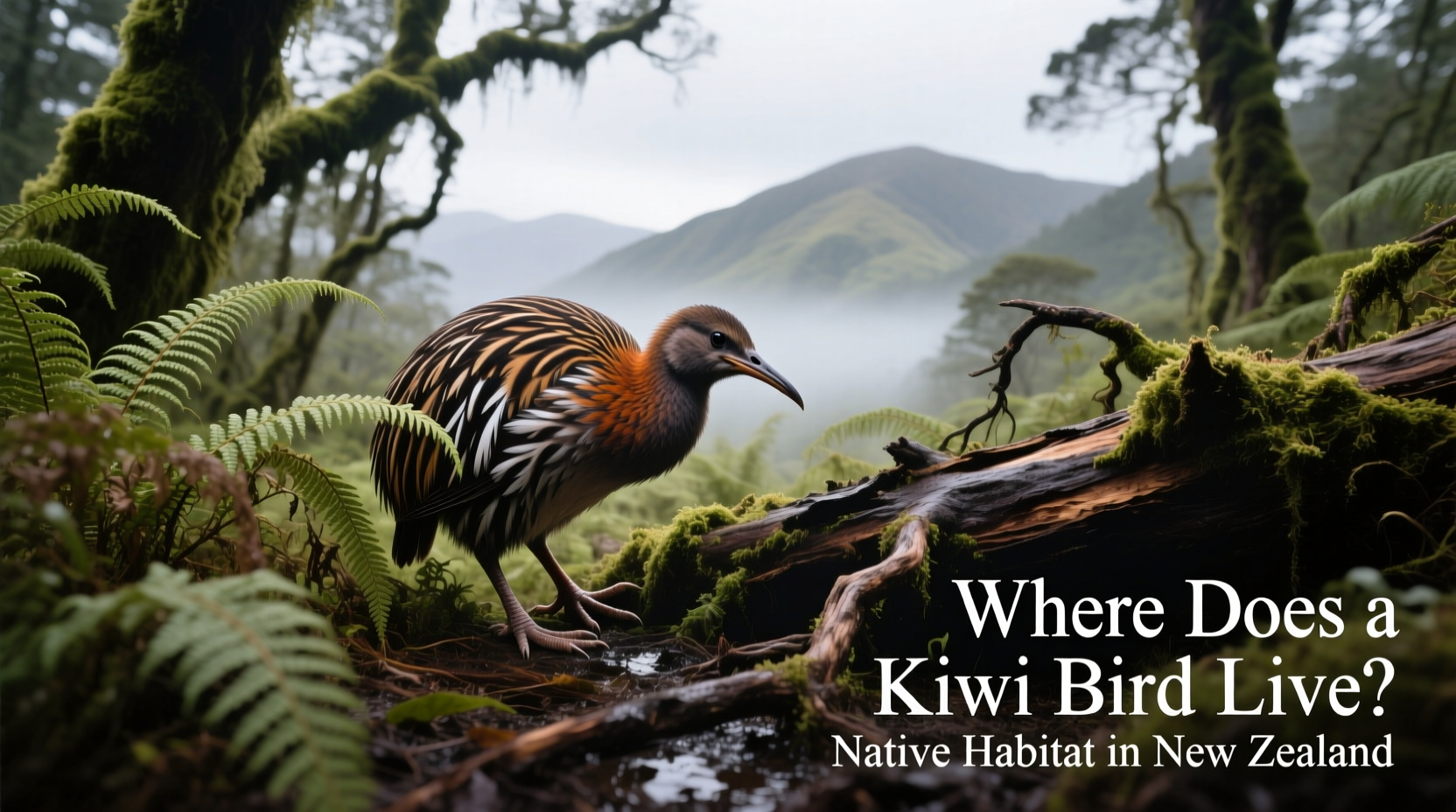 where does a kiwi bird live