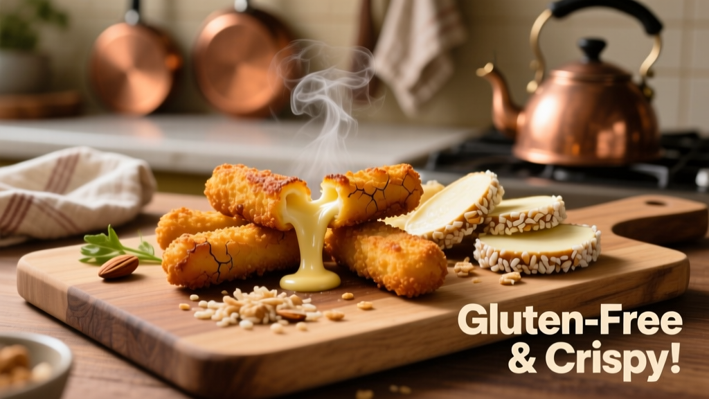 Gluten Free Mozzarella Sticks in Air Fryer (Crispy!)