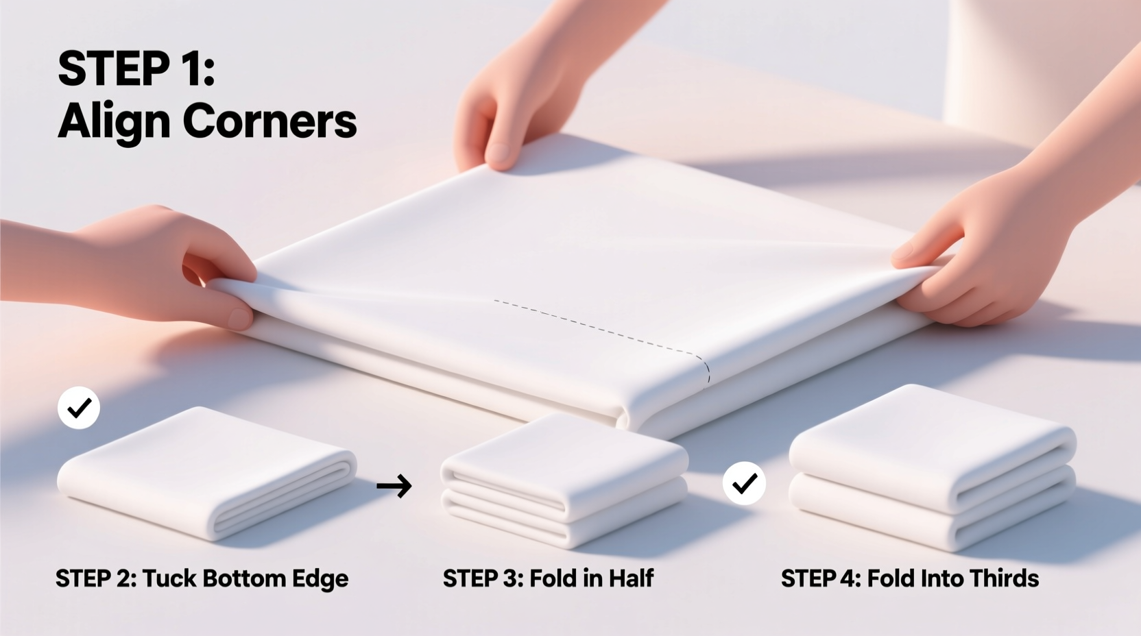 how to fold fitted sheets like a pro with zero frustration every single time