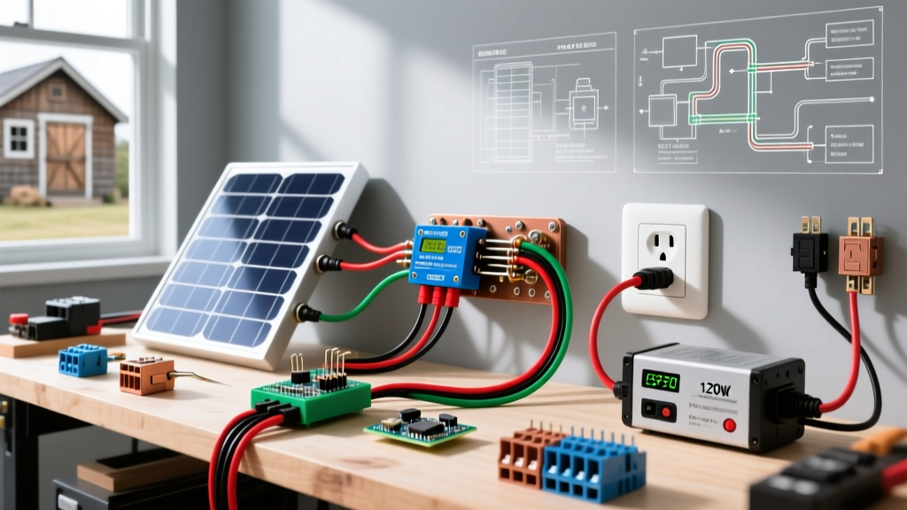 How to Wire a Solar Powered Electrical Outlet for Off-Grid Use