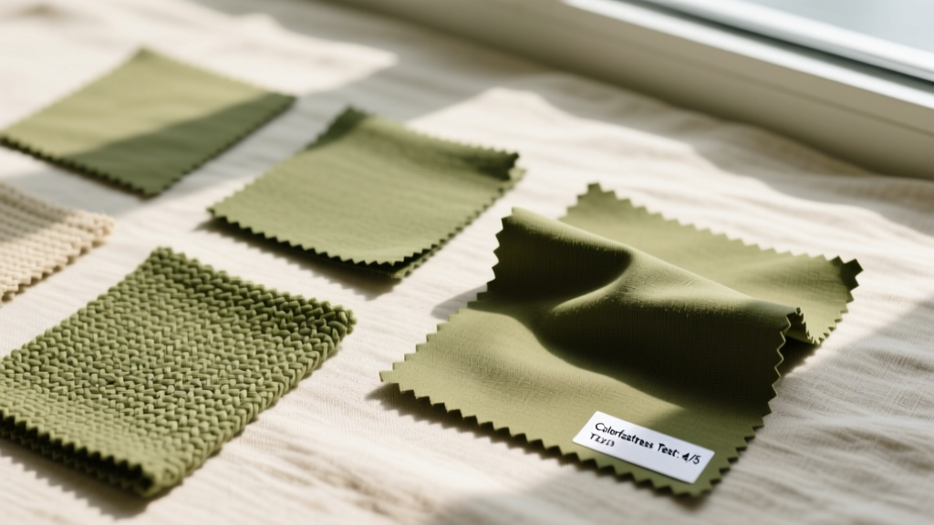 Khaki Green Fabric Dye: Care, Colorfastness & Sustainability