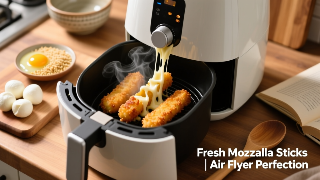 Fresh Mozzarella Sticks in Air Fryer: Crispy & Perfect