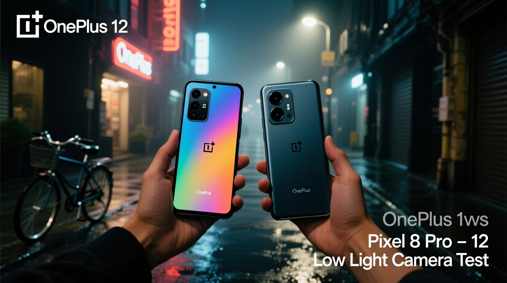 oneplus 12 vs pixel 8 pro camera performance in low light compared