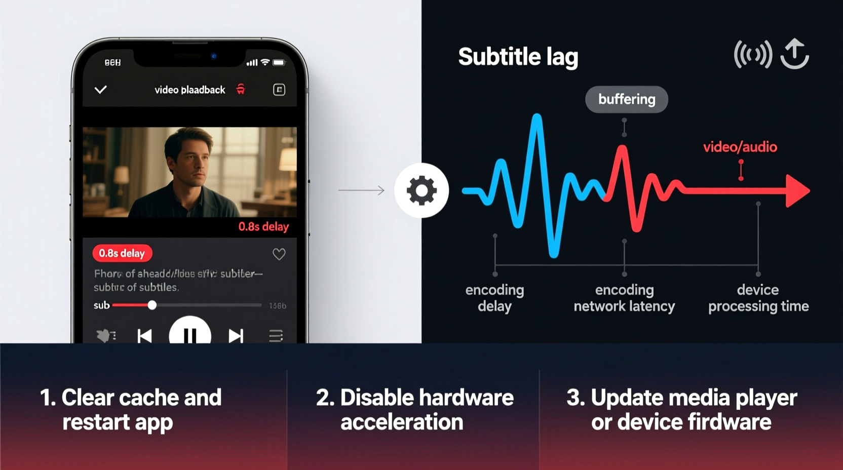 why do subtitles lag behind audio and how to fix it instantly
