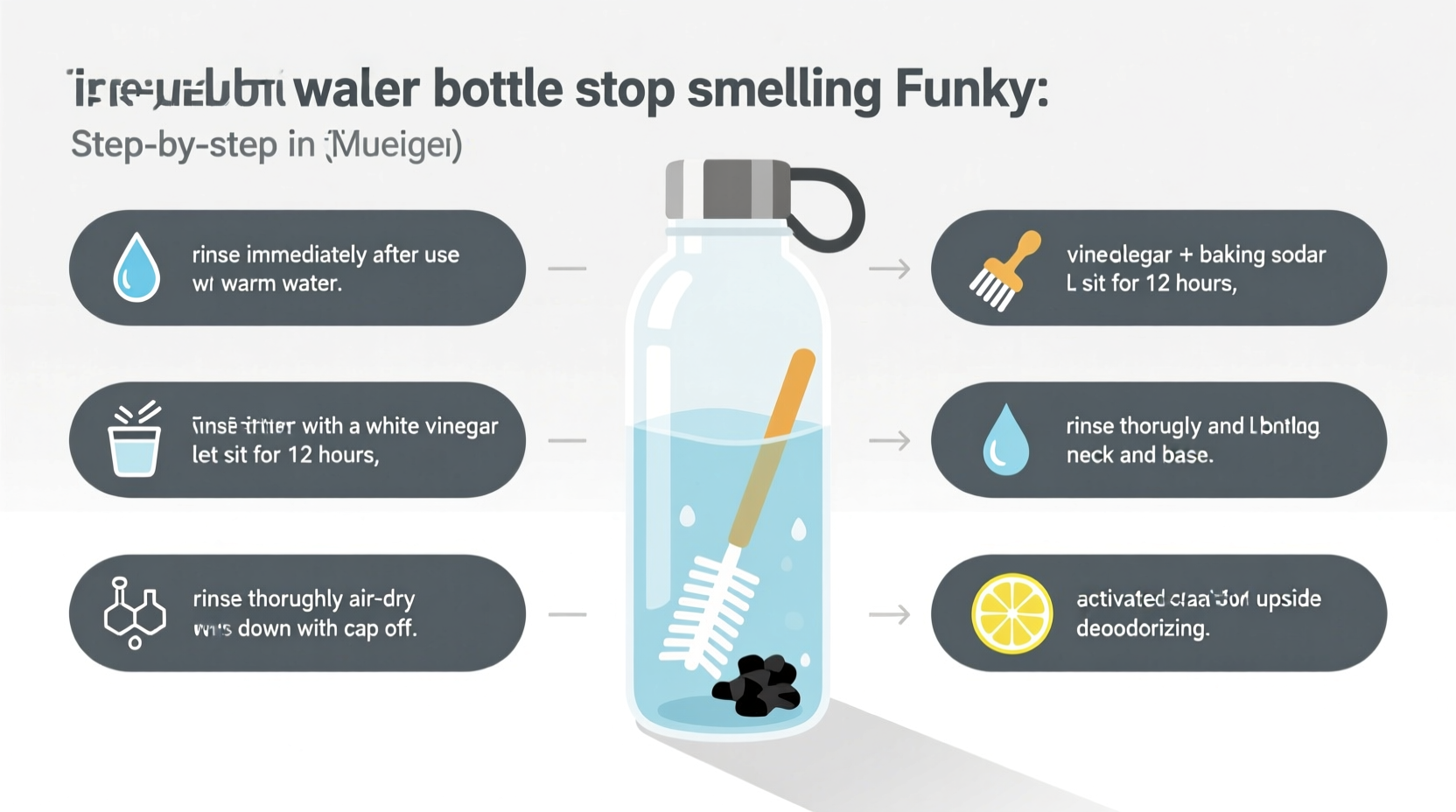 how to make your reusable water bottle stop smelling funky