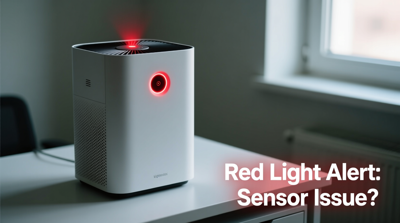 why is my air purifier light always red troubleshooting sensor issues