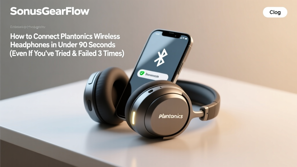 Plantronics Wireless Headphones Connection Guide