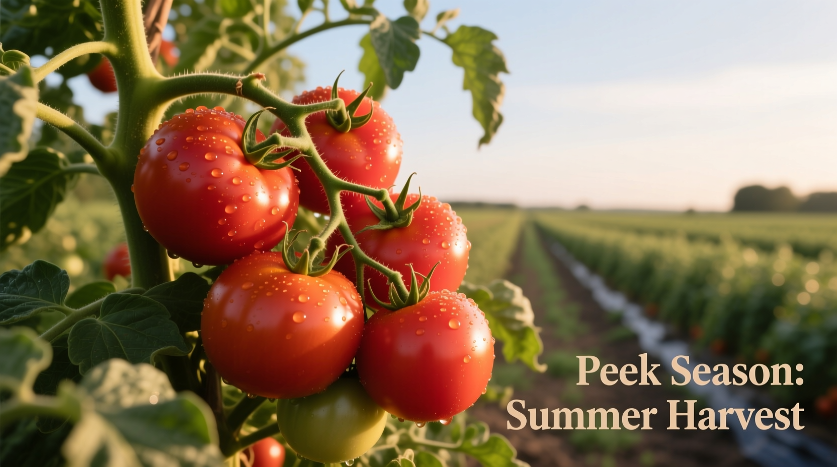 when tomatoes are in season peak harvest times