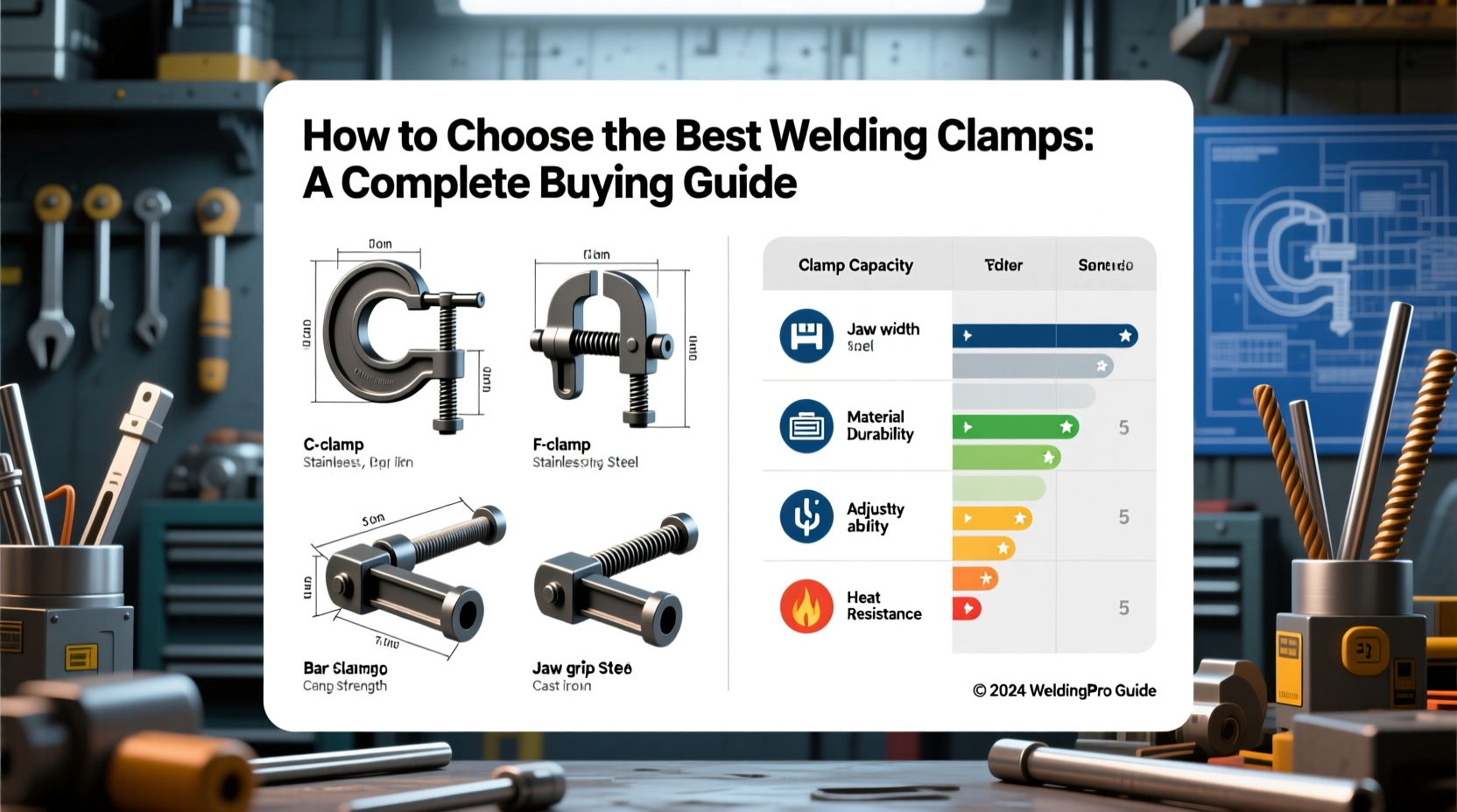 How to Choose the Right Welding Clamps for Projects: Expert Guide