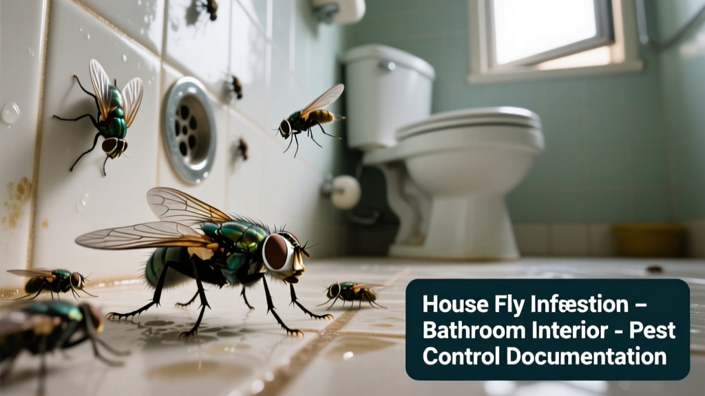 House Flies in Bathroom: Identification & Control