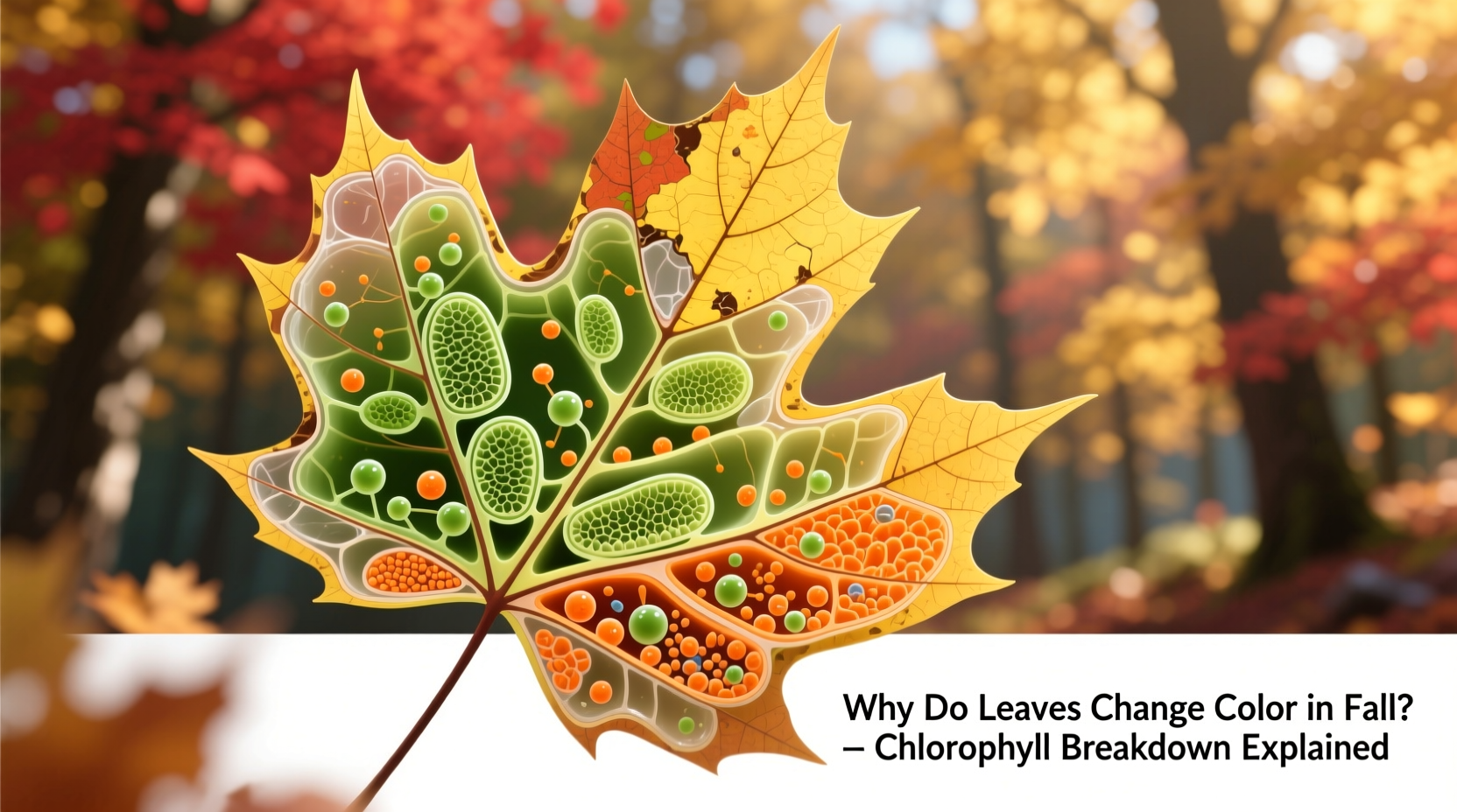 why do leaves change color in fall chlorophyll breakdown explained