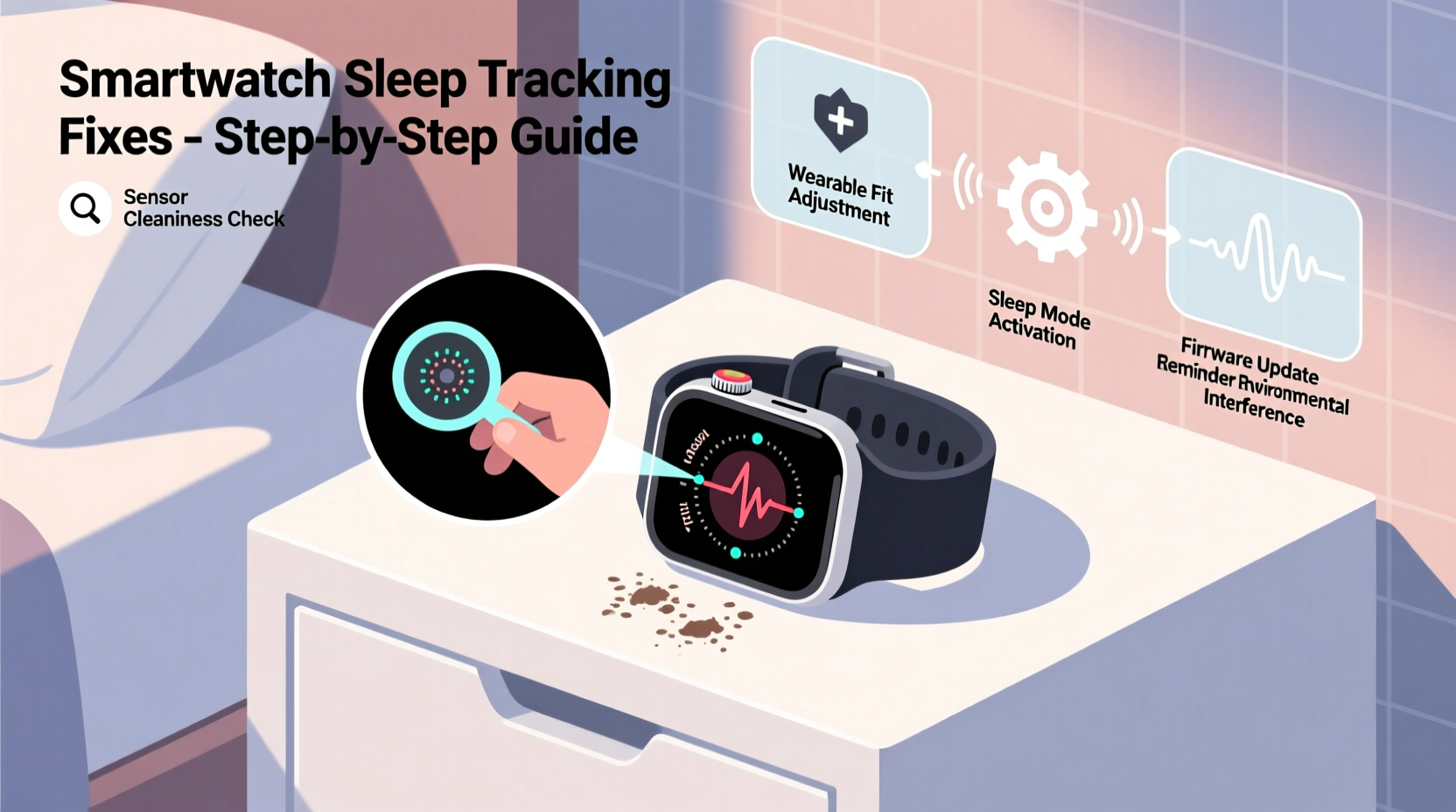 why is my smartwatch not tracking sleep accurately fixes for common sensor issues