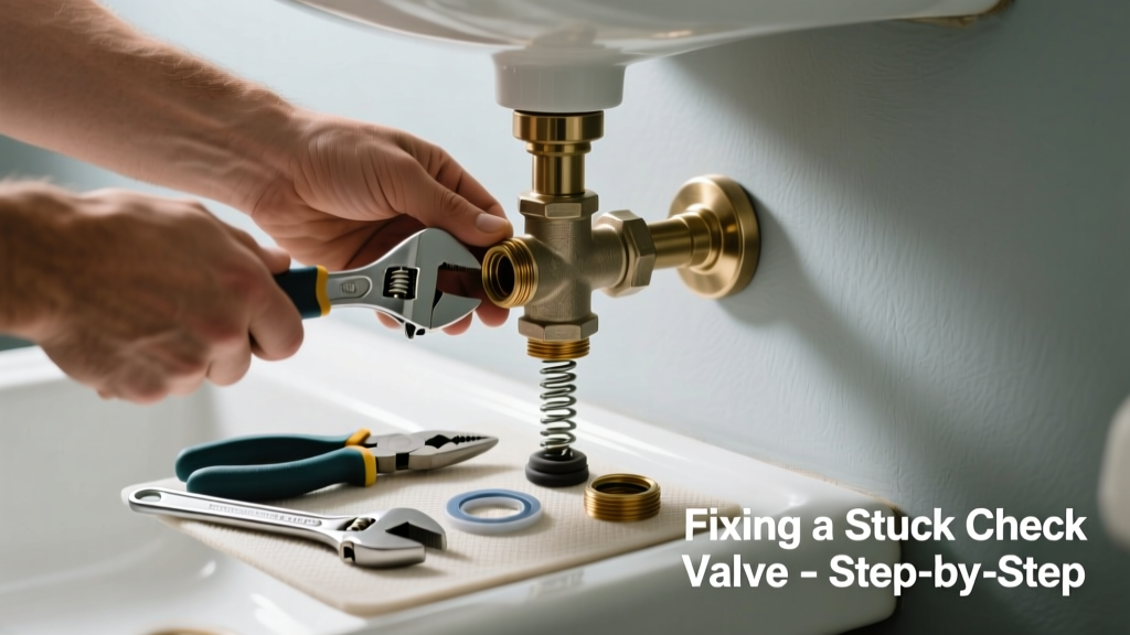 Fix a Stuck Check Valve in Your Bathroom