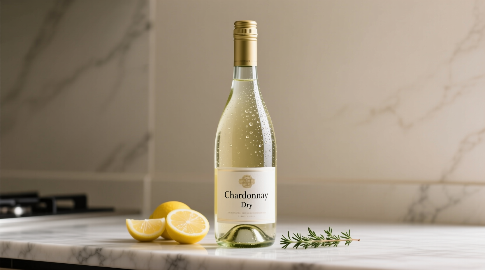 Weeknight dinner prep using standard dry white, not vintage bottles, for reliable results