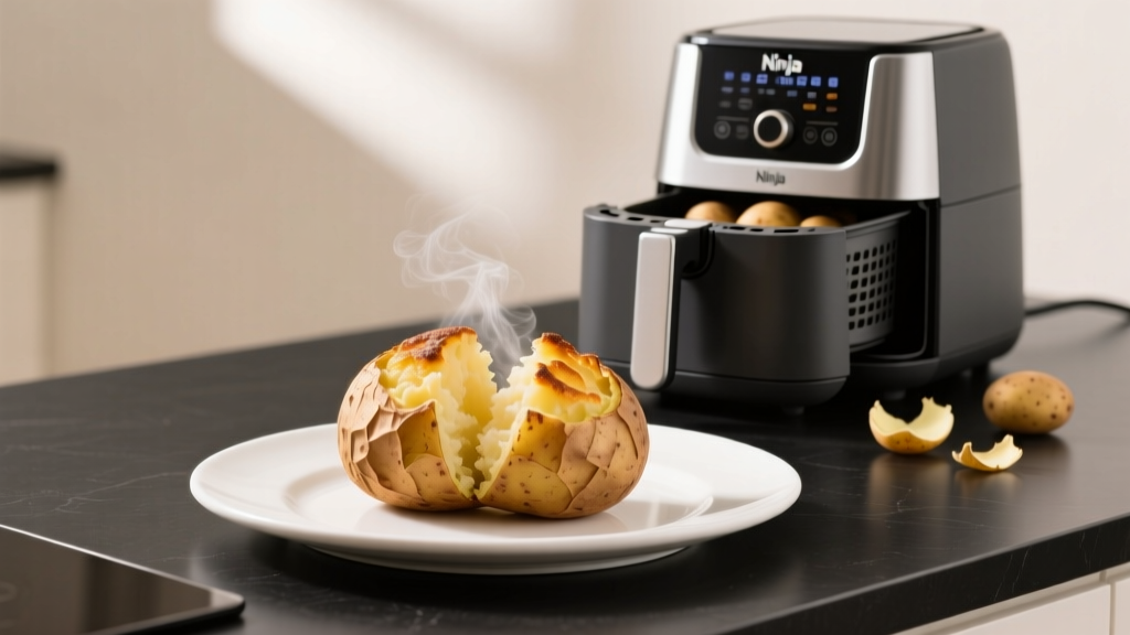 Perfect Baked Potato in Ninja Foodi 2-Basket Air Fryer