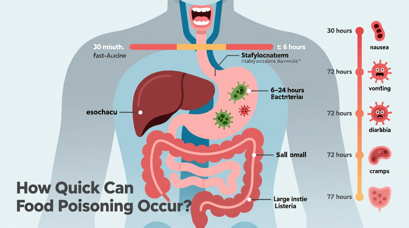 how quick can food poisoning occur