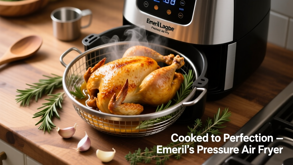 Whole Chicken in Emeril Lagasse Pressure Air Fryer