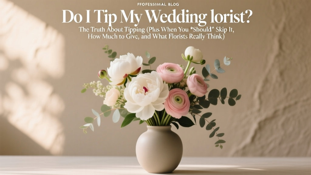 Wedding Florist Tipping: When & How Much (2026)