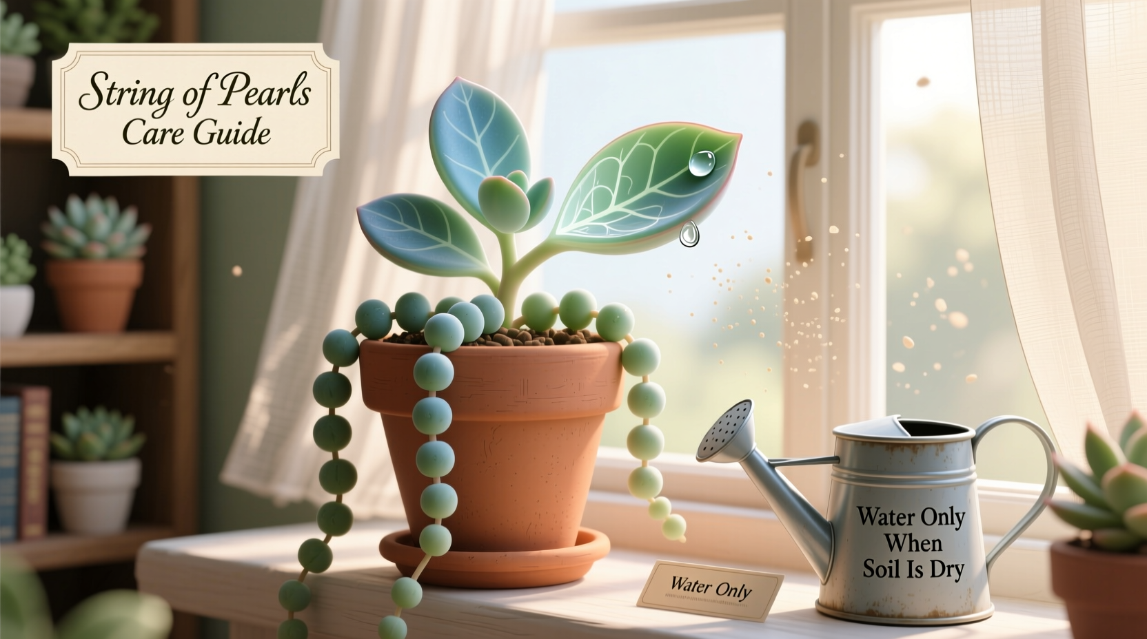 5 String of Pearls Care Tips | TheHomeSprouts