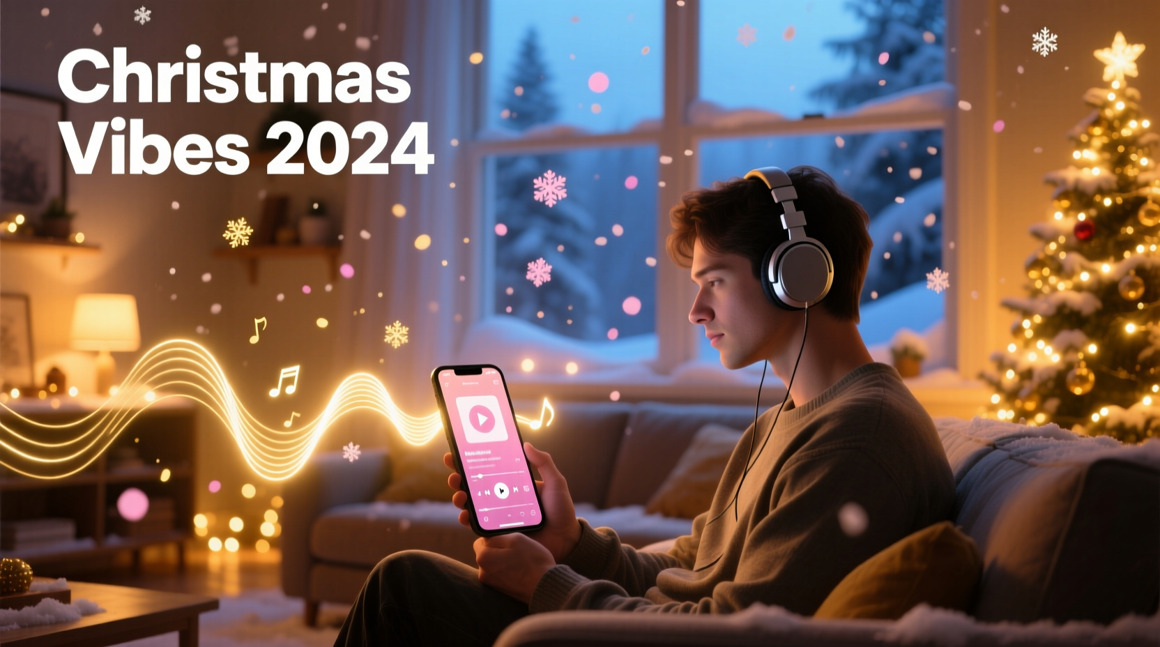 why does my christmas playlist affect how bright the lights seem psychologically