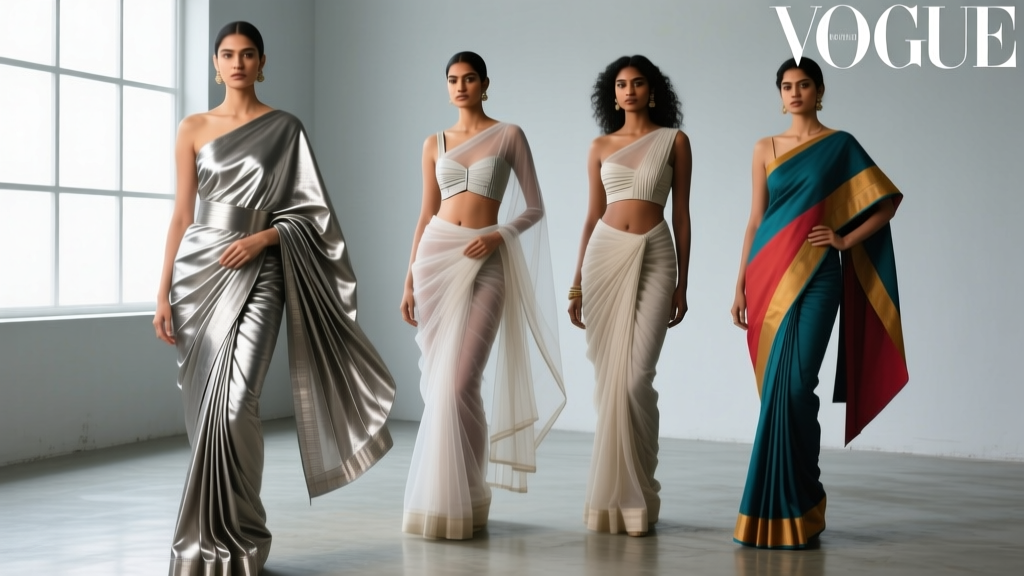 The Sari in 2026 Global Fashion Media: Editorial Styling Trends