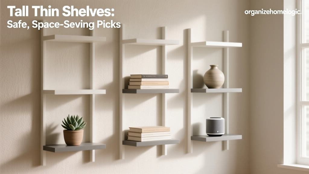 Tall Thin Shelves: Safe, Space-Saving Picks
