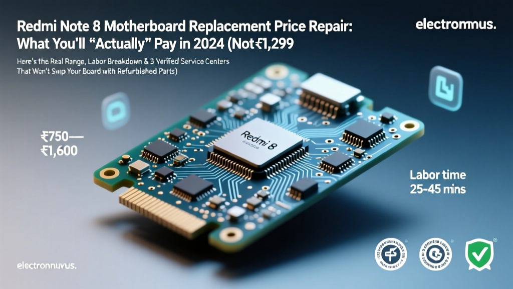 Redmi Note 8 Motherboard Replacement Price Repair: What You’ll *Actually* Pay in 2024 (Not ₹1,299 — Here’s the Real Range, Labor Breakdown & 3 Verified Service Centers That Won’t Swap Your Board with Refurbished Parts)