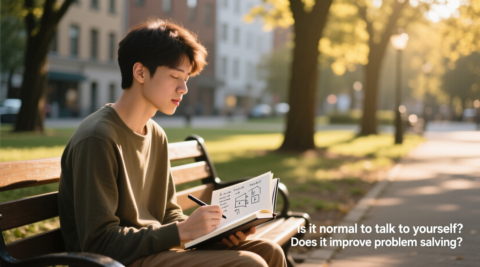 is it normal to talk to yourself and does it improve problem solving