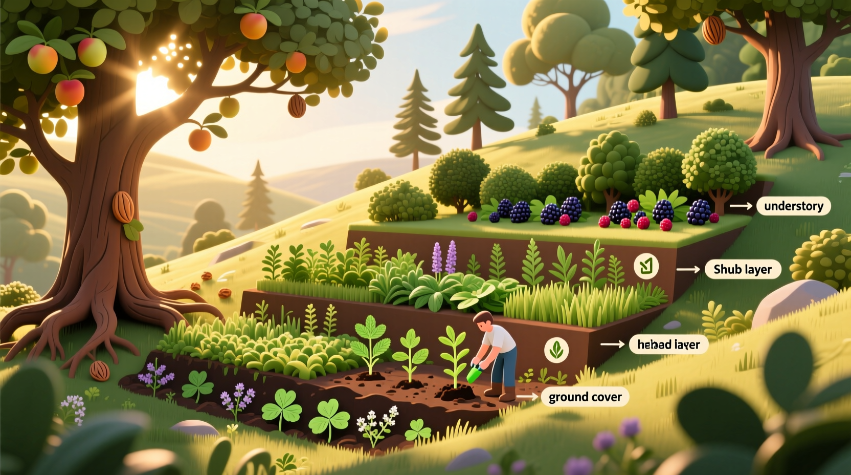how to grow a food forest