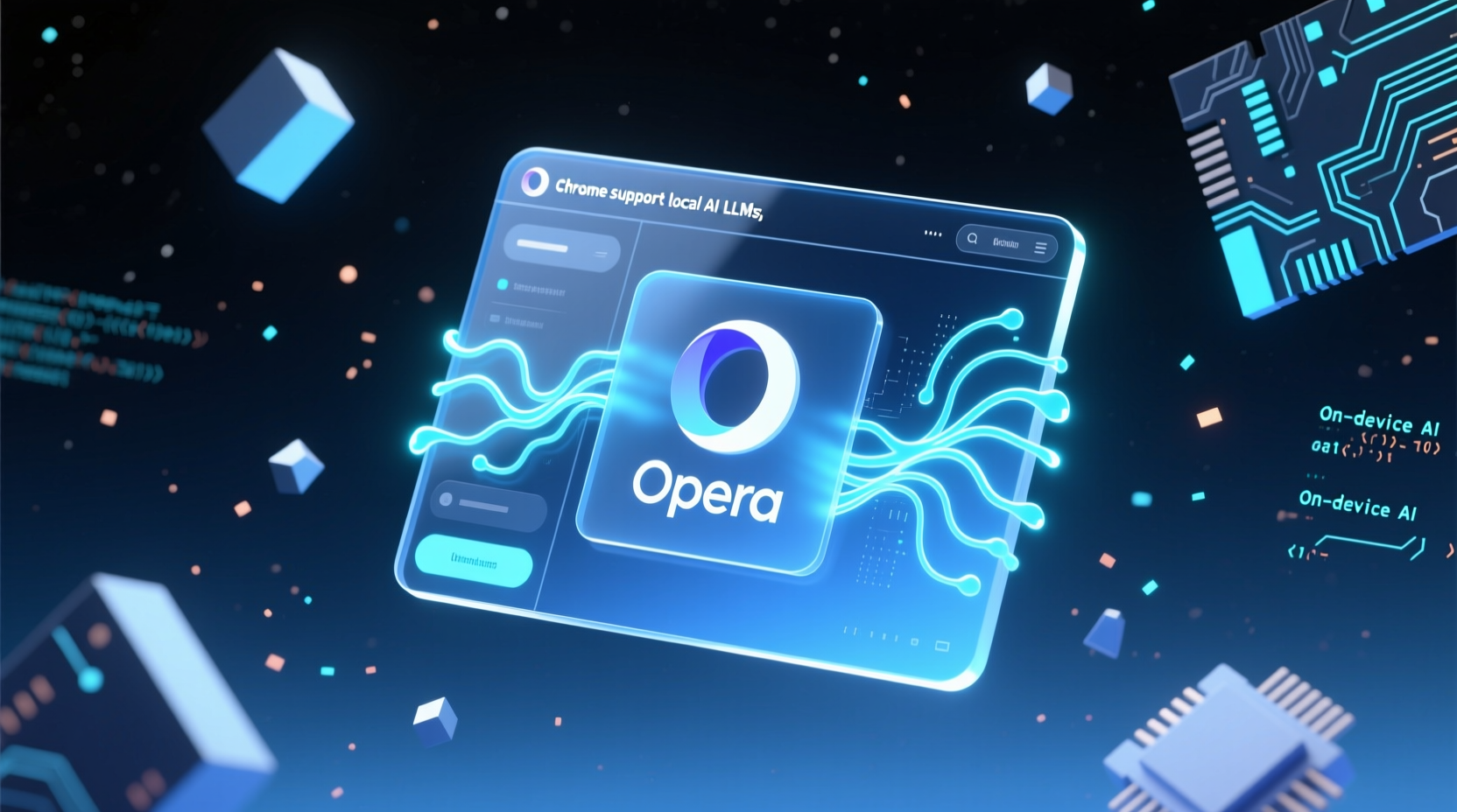 opera is the first browser to support local ai llms
