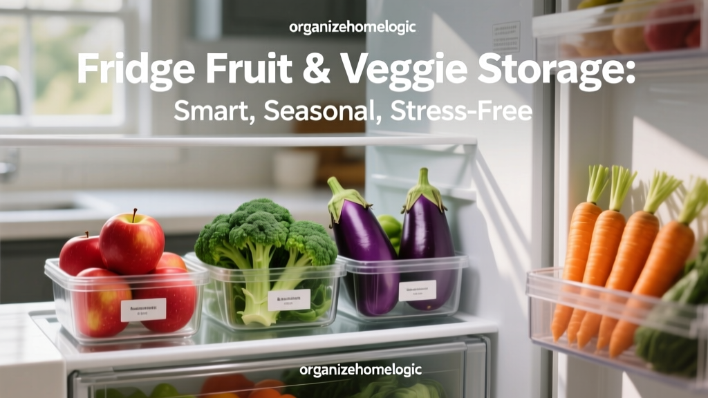 Fridge Fruit & Veggie Storage: Smart, Seasonal, Stress-Free