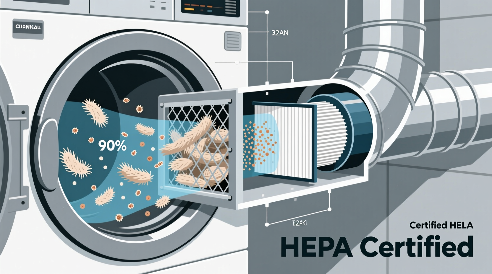 dryer lint traps allergen filtration truth