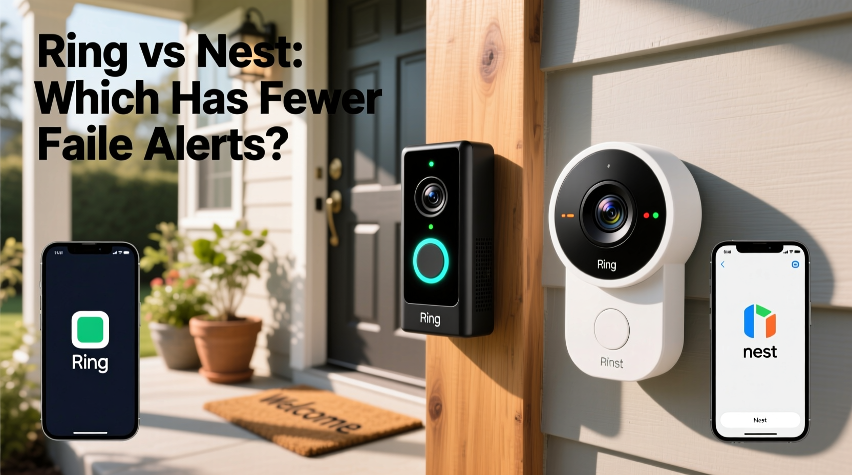 ring camera vs nest doorbell which smart security system has fewer false alerts