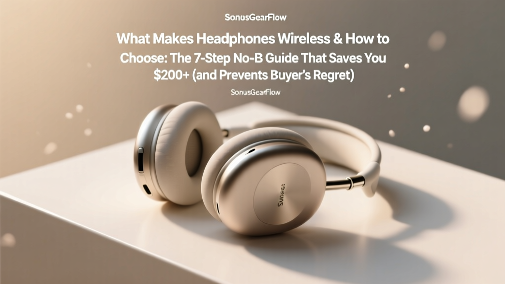 Wireless Headphones Explained: How to Choose Right