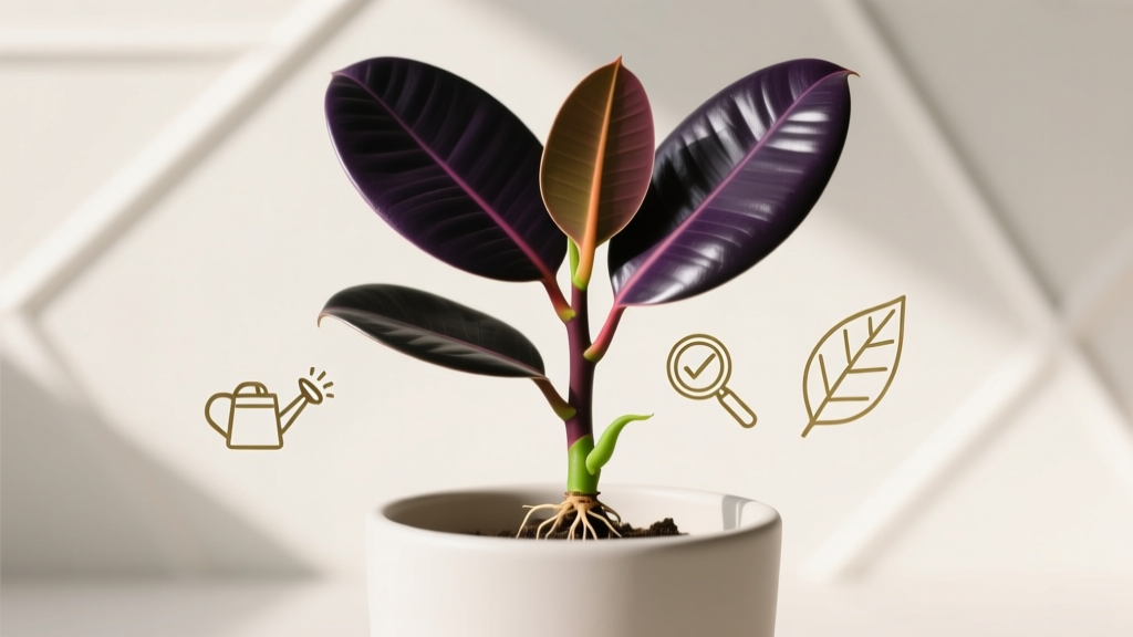Propagate Black Prince Rubber Plant: 7-Step Guide