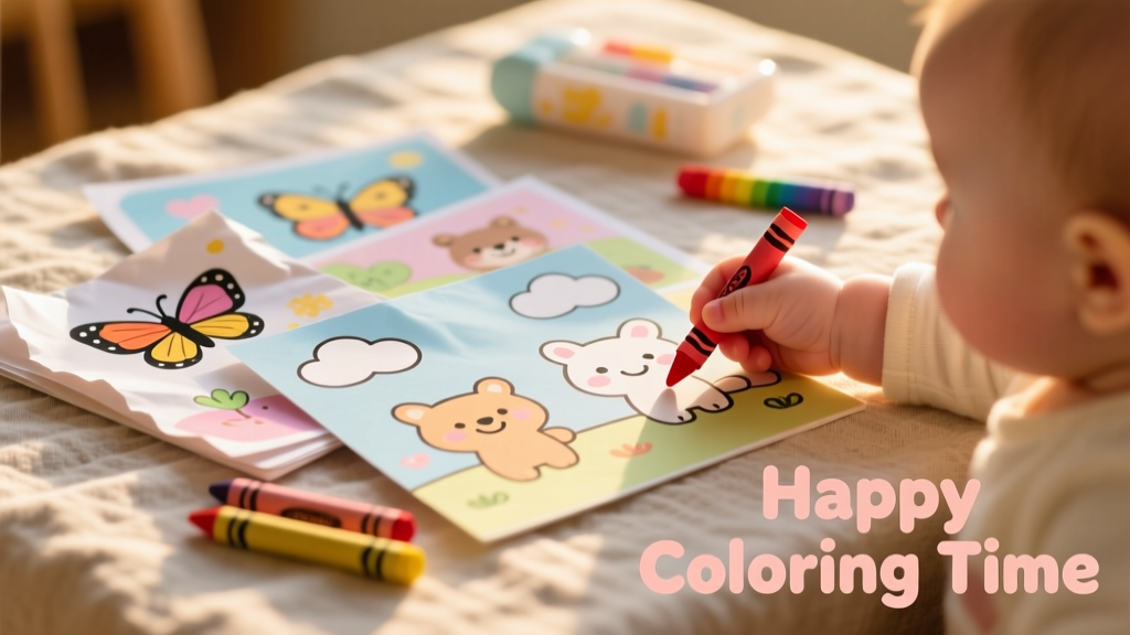 Coloring Pics for Infants and Toddlers: Evidence-Based Benefits, Safety Guidelines, and Developmentally Appropriate Practices