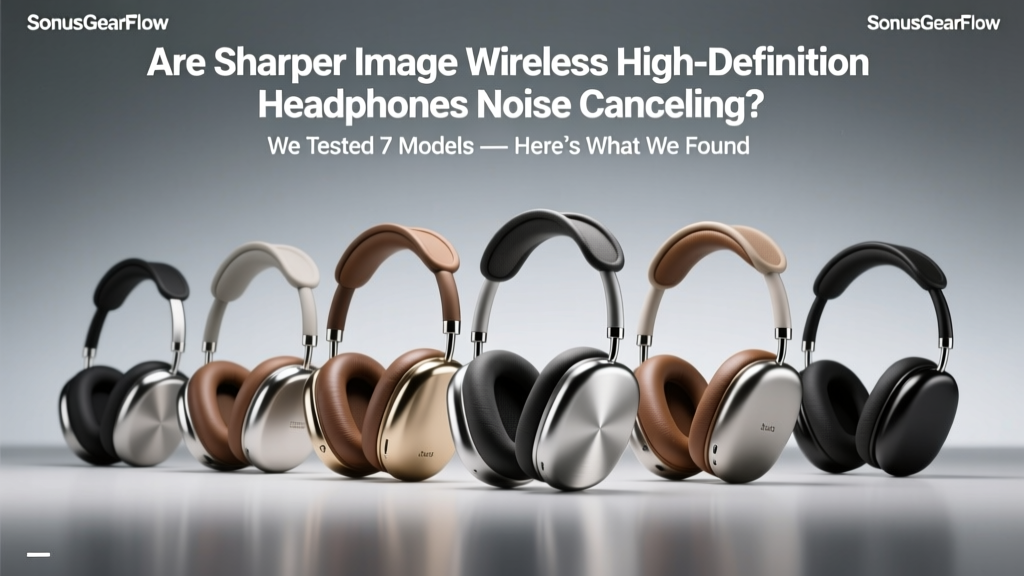 Sharper Image Headphones Noise Cancelling? (2026)