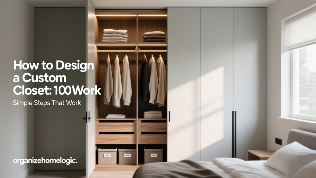 How to Design a Custom Closet: Simple Steps That Work