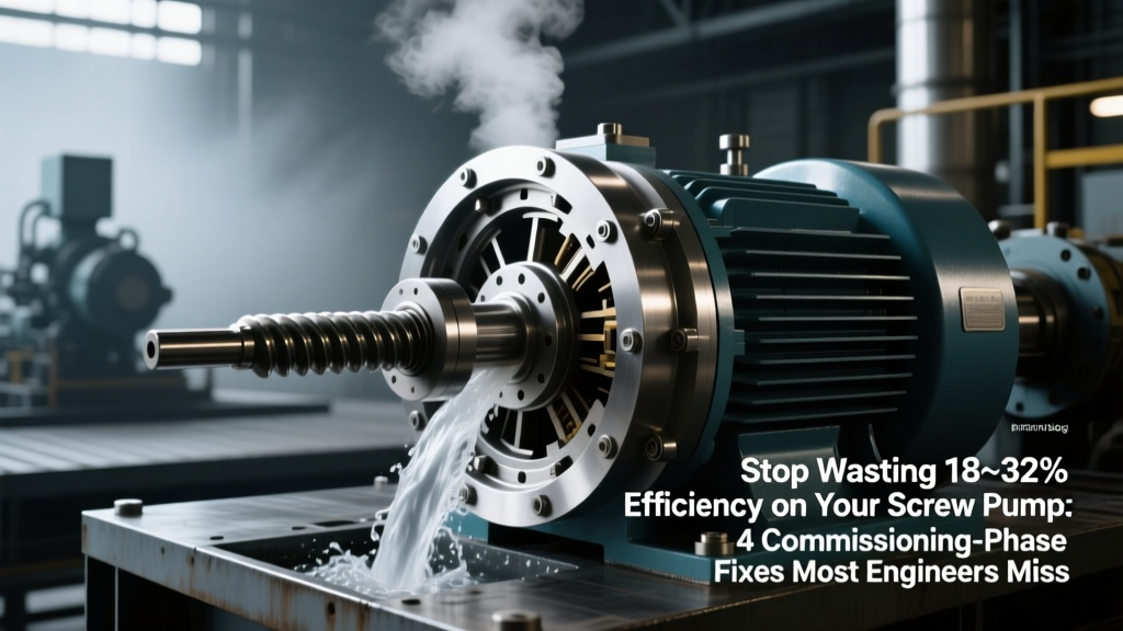 Fix Screw Pump Efficiency: 4 Commissioning Fixes Engineers