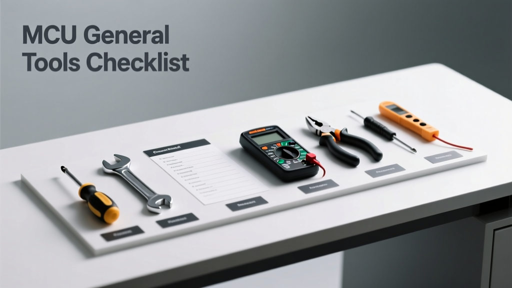 MCU General Tools Checklist: Essential Equipment for Professional Embedded Development