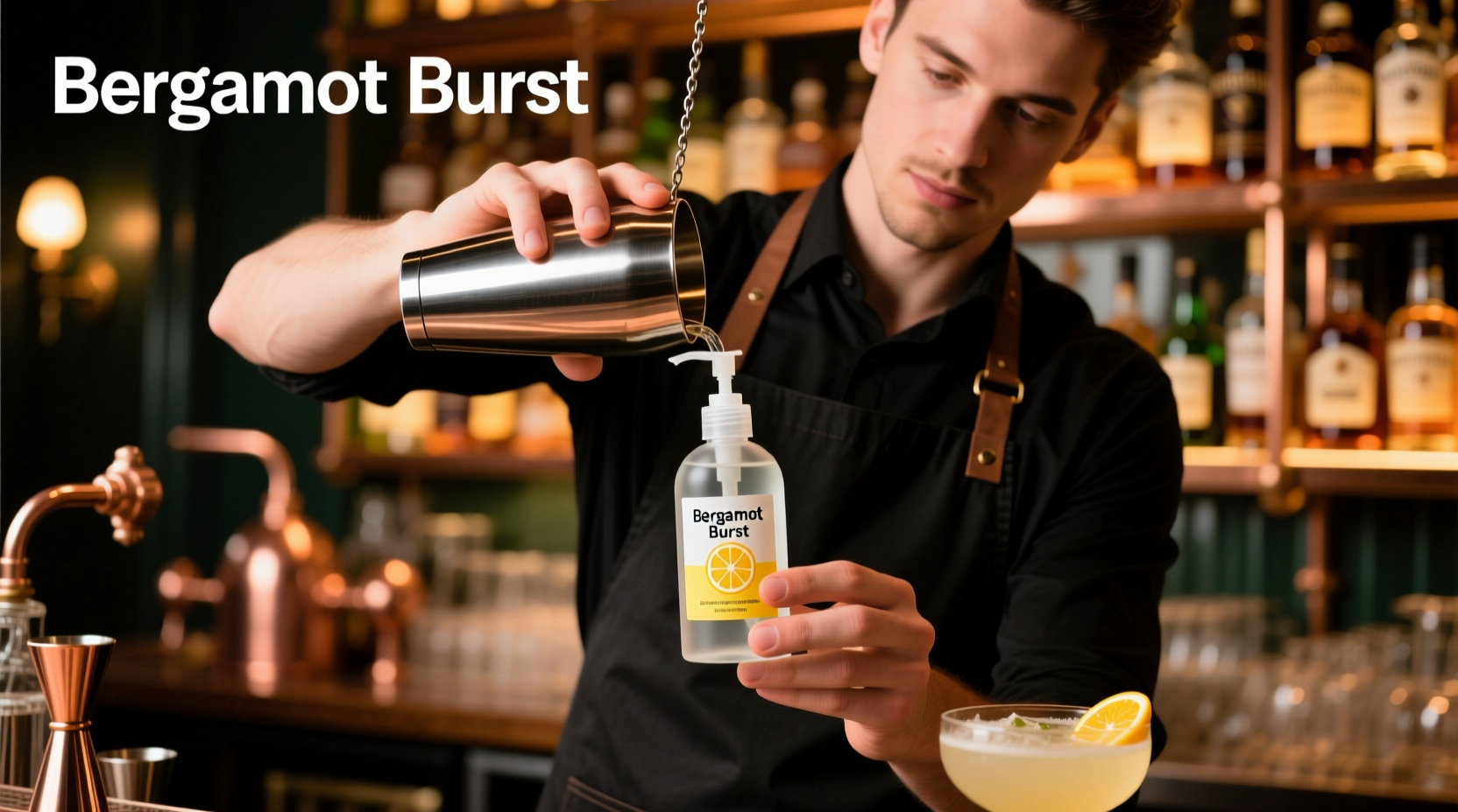 is wearing scented hand sanitizer with bergamot notes clashing with your gin selection