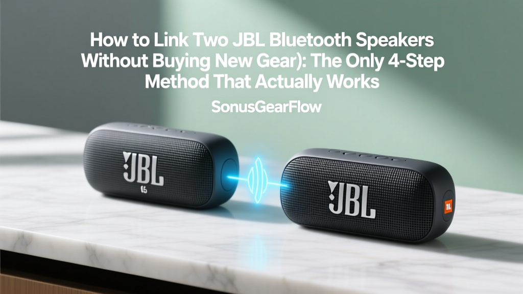 JBL Bluetooth Speaker Pairing: 4-Step Sync (2026)