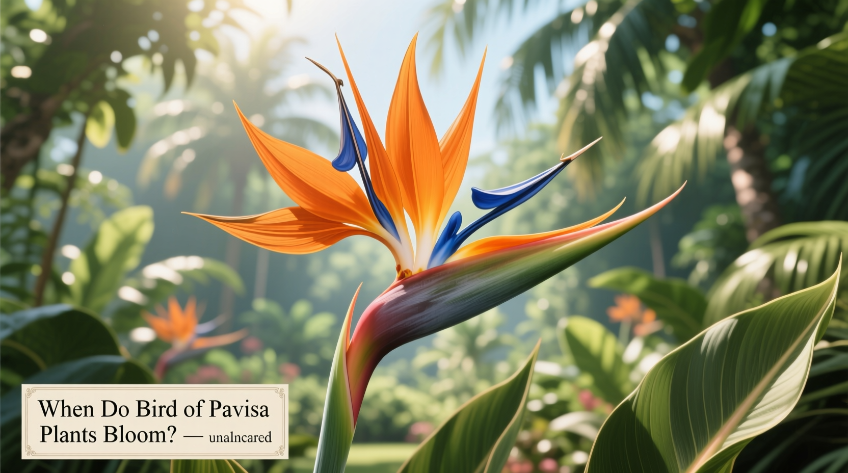 When Do Bird Of Paradise Plants Bloom