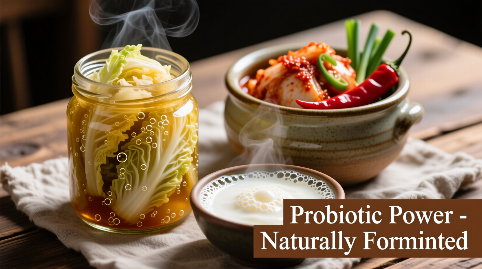Fermented foods with probiotic benefits