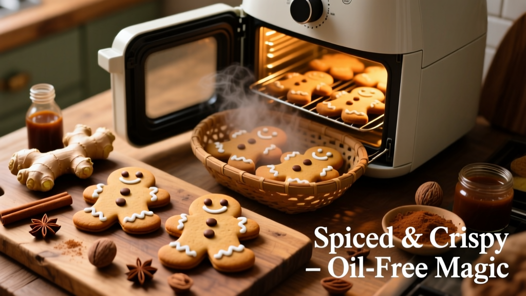 Air Fryer Gingerbread Men: Crispy, Spiced & Oil-Free