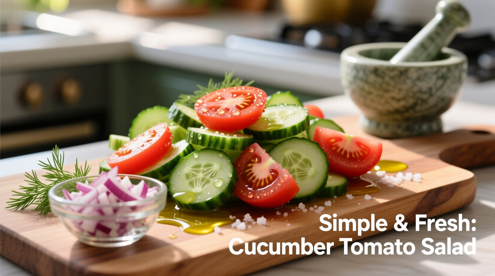 Perfect Cucumber Tomato Salad Recipe in 15 Minutes