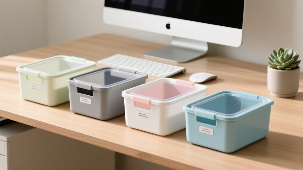 Best Small Plastic Desk Storage Bins