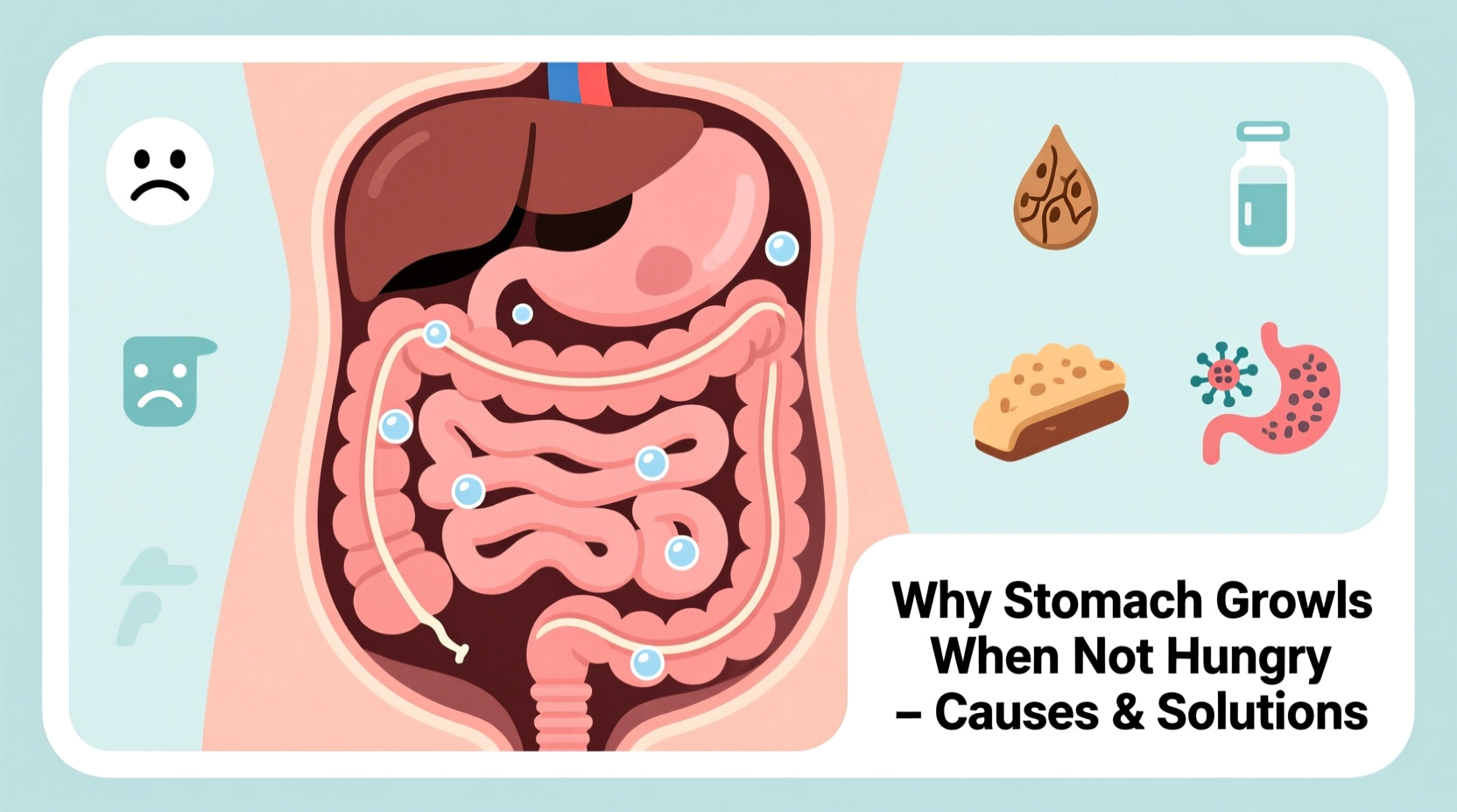 why does my stomach growl loudly even when not hungry and how to stop it