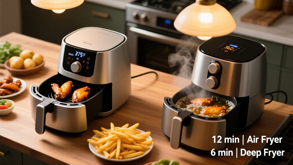 Air Fryer vs Deep Fryer Cook Times: Real Numbers