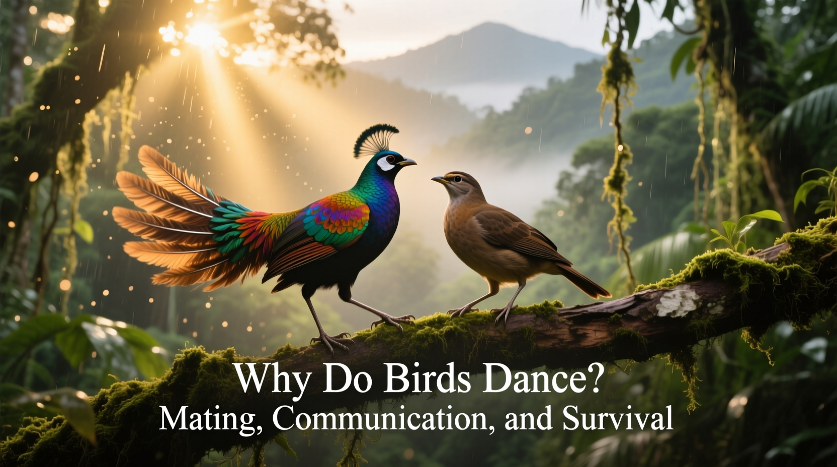 why do birds dance